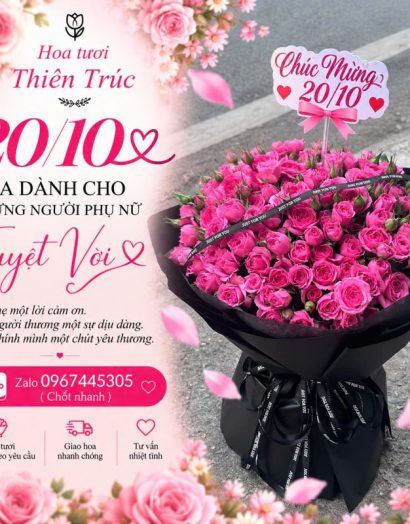 Bó Hồng Sophia Mãi Yêu Em TPHCM